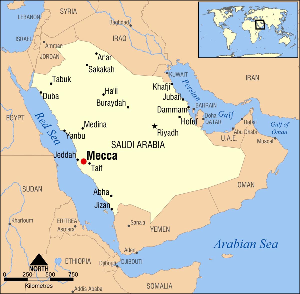 map of hijra road Makkah