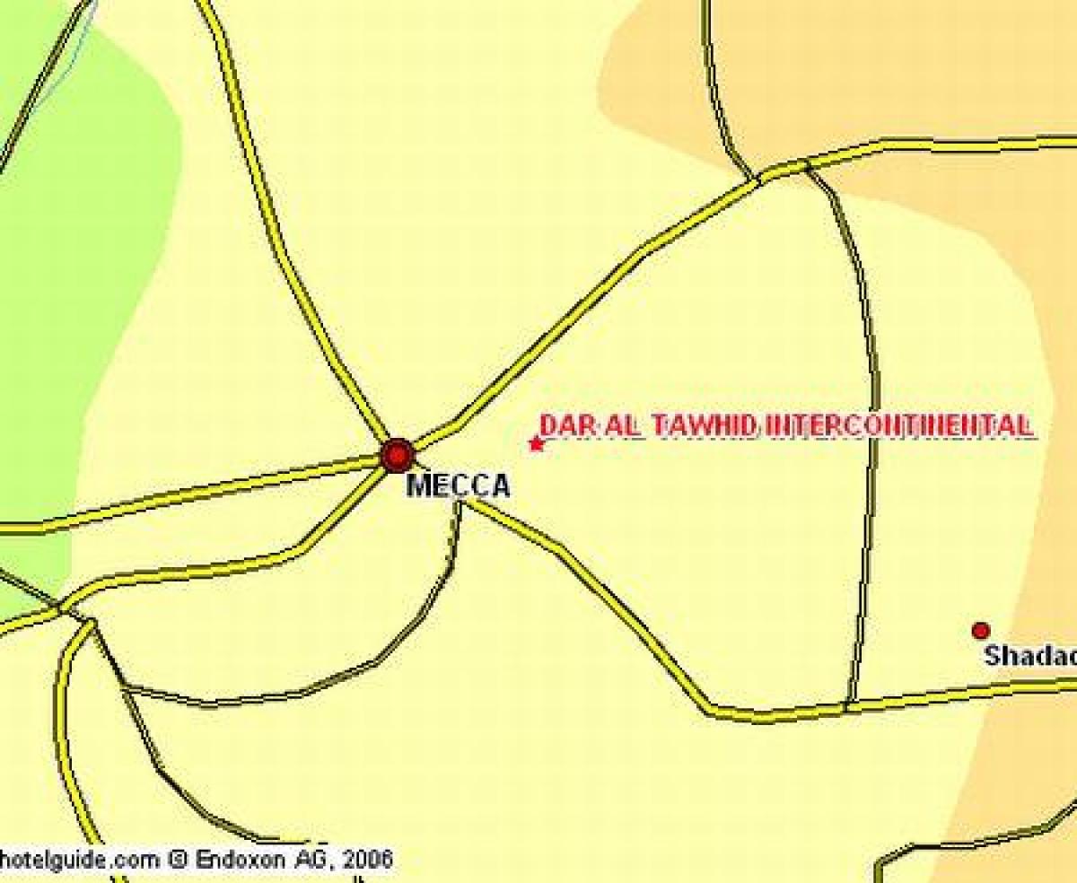 map of ibrahim khalil road Makkah