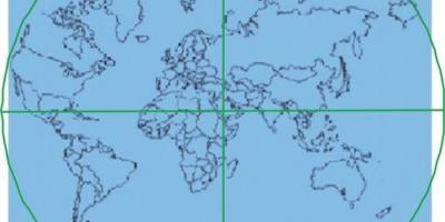 Map of Kaaba is at the centre of the world 
