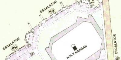 Map of Kaaba sharif