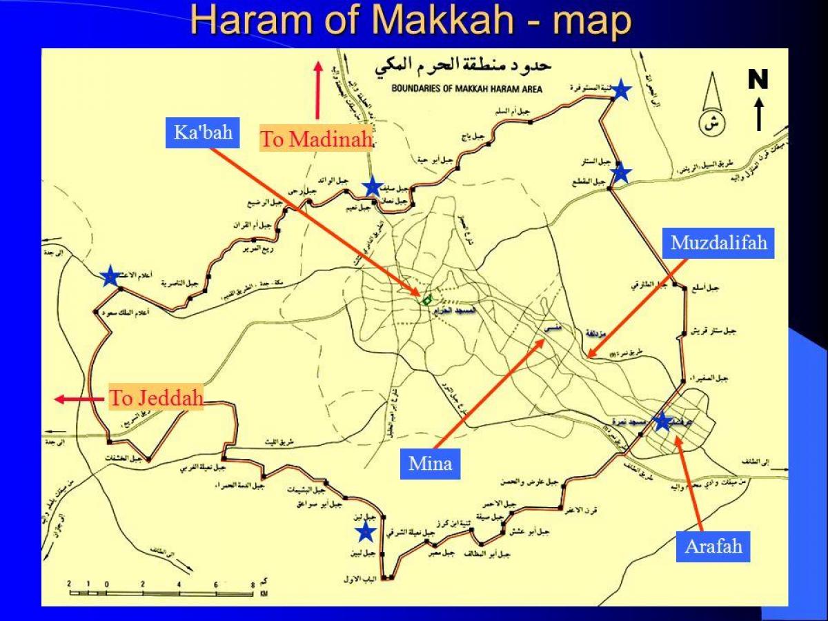 map of haram boundary 