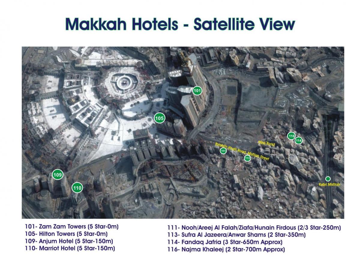 map of kubri Makkah
