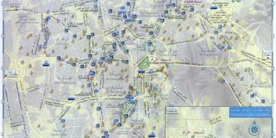 Road map of Makkah city