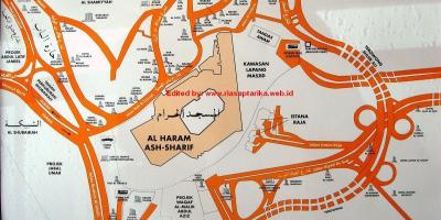 Map of misfalah Makkah map